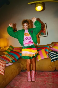 DAMES Harper u0026 Yve Rokken^Skirt Oliva | Multi fringe | Harper & Yve