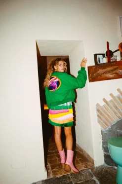 DAMES Harper u0026 Yve Rokken^Skirt Oliva | Multi fringe | Harper & Yve