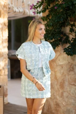 DAMES Freebird Rokken^Skirt Stefanie | Light blue |