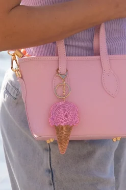 DAMES Studio Poespas Overige Accessoires | Overige Accessoires^Sleutelhanger Shiny ice cream |