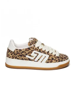 DAMES Poespas Sneakers^Sneaker Alysha | White/leopard suede | Steve Madden