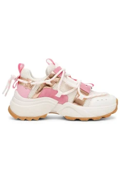 DAMES Steve Madden Sneakers^Sneaker Tazmania | White/pink |