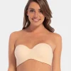 DAMES Poespas Lingerie^Strapless BH | Luxury latte | Magic Bodyfashion