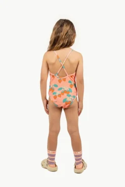 Tinycottons Zwemkleding | Zwemkleding^Strawberries swimsuit | Dark pink |