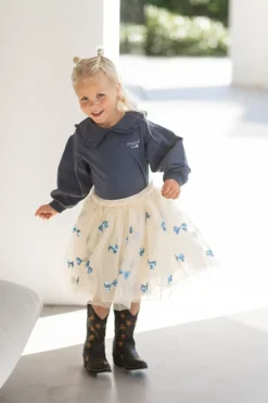 House of Jamie Truien & Vesten | Truien & Vesten^Sweater collar Balloon | Stardust blue |