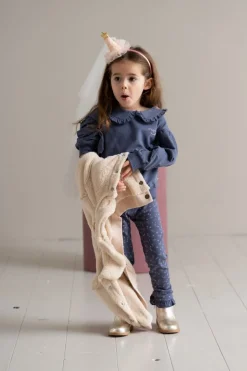 House of Jamie Truien & Vesten | Truien & Vesten^Sweater collar Balloon | Stardust blue |