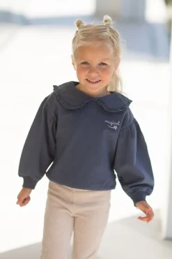 House of Jamie Truien & Vesten | Truien & Vesten^Sweater collar Balloon | Stardust blue |