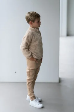 House of Jamie Truien & Vesten^Sweater met rits | Oatmeal |