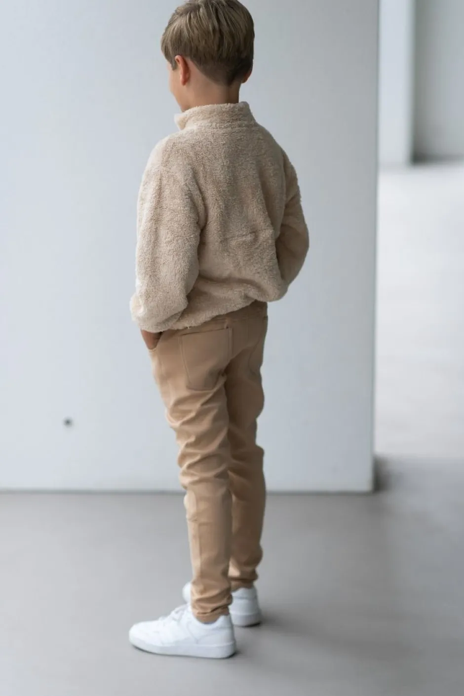 House of Jamie Truien & Vesten^Sweater met rits | Oatmeal |