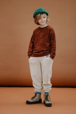 Sproet u0026 Sprout Truien & Vesten^Sweatpants Teddy | Ivory | Sproet & Sprout