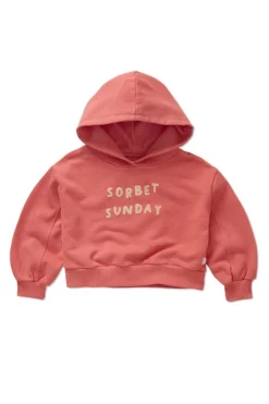DAMES Sproet u0026 Sprout Co-ords | Co-ords^Sweatshirt hooded cropped | Rose petal | Sproet & Sprout