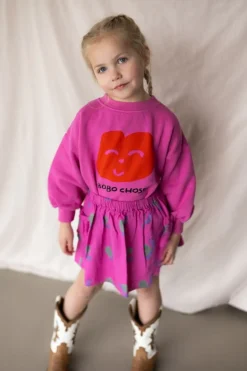 Bobo Choses Truien & Vesten^Sweatshirt Joyful face |