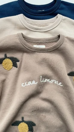 Konges Slojd Truien & Vesten^Sweatshirt Lou Gots | Lemon |