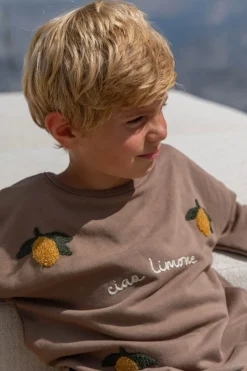 Konges Slojd Truien & Vesten^Sweatshirt Lou Gots | Lemon |