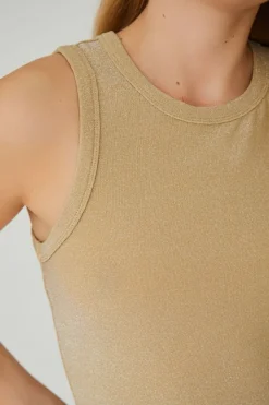 DAMES A-view Basics | Tops^Tank top Eva | Goud |