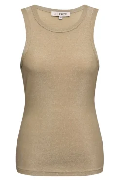 DAMES A-view Basics | Tops^Tank top Eva | Goud |
