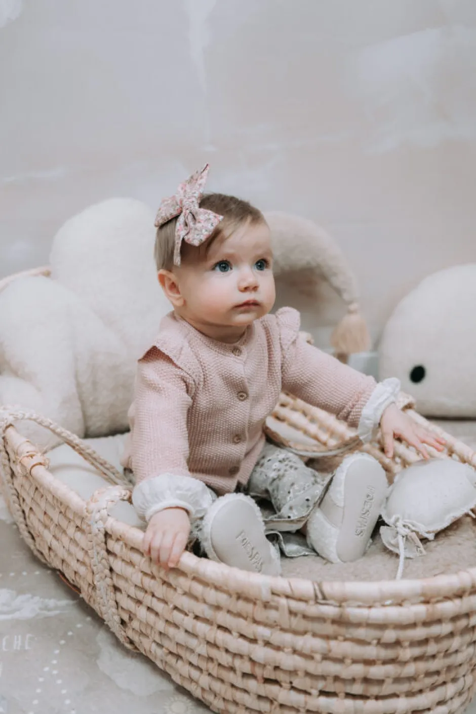 Poespas Schoenen & Slofjes^Teddy pantoffels | Vegan leather & klittenband