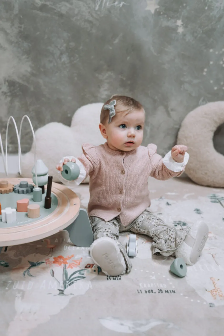 Poespas Schoenen & Slofjes^Teddy pantoffels | Vegan leather & klittenband