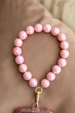 DAMES Studio Poespas Telefoonkoorden | Snøpskes^Telefoonkoord Disco | Pink |