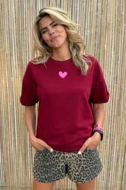 DAMES Poespas Snøpskes^Top Amore | Burgundy | Studio