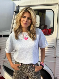 DAMES Poespas Snøpskes^Top Amore | Grey Melange | Studio