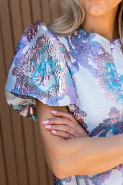 DAMES Poespas Tops | Blouses^Top Ariël | Shiny blue