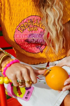 DAMES Harper u0026 Yve Tops^Top Dolphin | Fruity orange | Harper & Yve