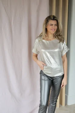 DAMES Nukus Tops^Top Irene | Light gold |