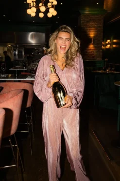 DAMES Studio Poespas Co-ords | Tops^Top Plissé | Pink champagne |