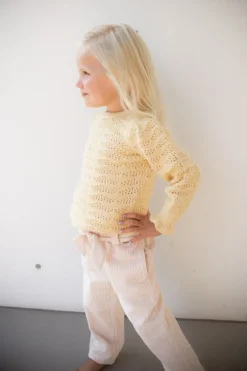 DAMES Studio Poespas Snøpskes | Snøpskes^Trui ajour marshmallow | Kids | Geel |