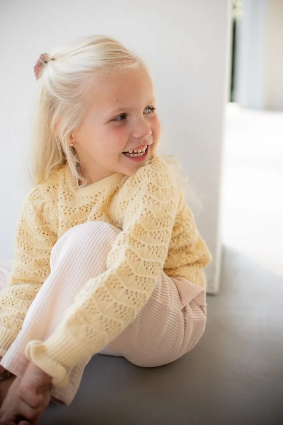 DAMES Studio Poespas Snøpskes | Snøpskes^Trui ajour marshmallow | Kids | Geel |
