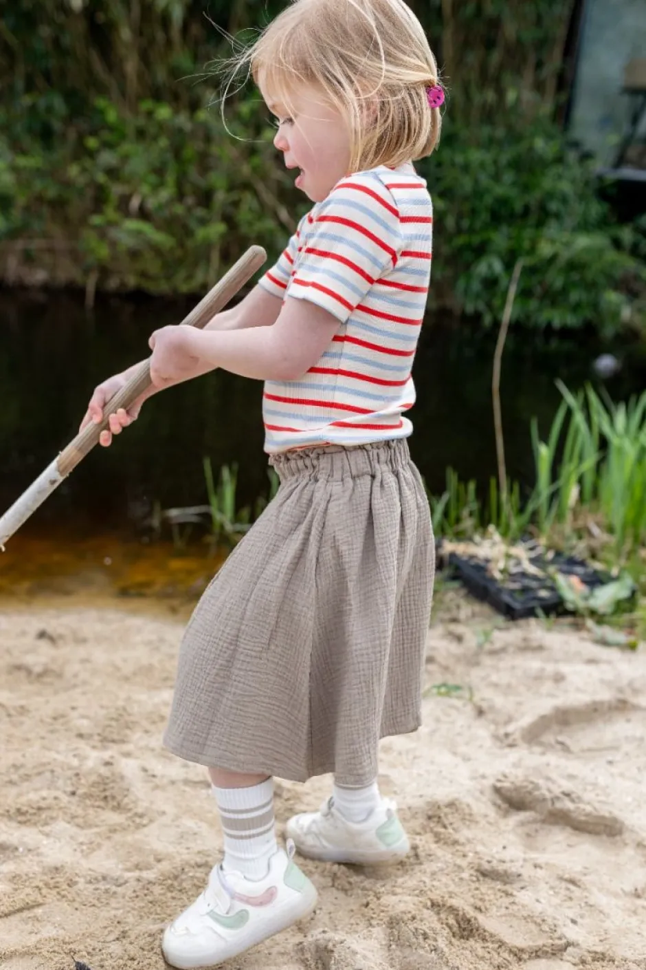 A Monday Copenhagen Shirts^T-shirt Agnes | Poppy stripe | A Monday in Copenhagen