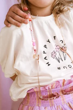 Sproet u0026 Sprout Shirts | Shirts^T-shirt boxy happy flower | Off-white | Sproet & Sprout