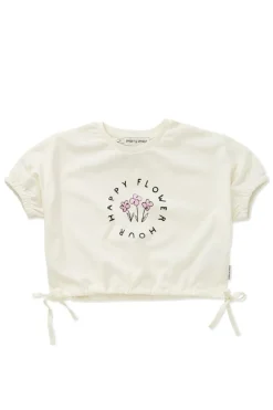 Sproet u0026 Sprout Shirts | Shirts^T-shirt boxy happy flower | Off-white | Sproet & Sprout