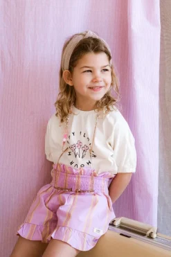 Sproet u0026 Sprout Shirts | Shirts^T-shirt boxy happy flower | Off-white | Sproet & Sprout