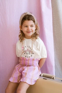 Sproet u0026 Sprout Shirts | Shirts^T-shirt boxy happy flower | Off-white | Sproet & Sprout