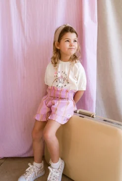 Sproet u0026 Sprout Shirts | Shirts^T-shirt boxy happy flower | Off-white | Sproet & Sprout