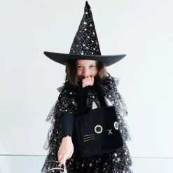 Mimi u0026 Lula Verkleden^Verkleedcape Aurora ruffle | Black | Mimi & Lula