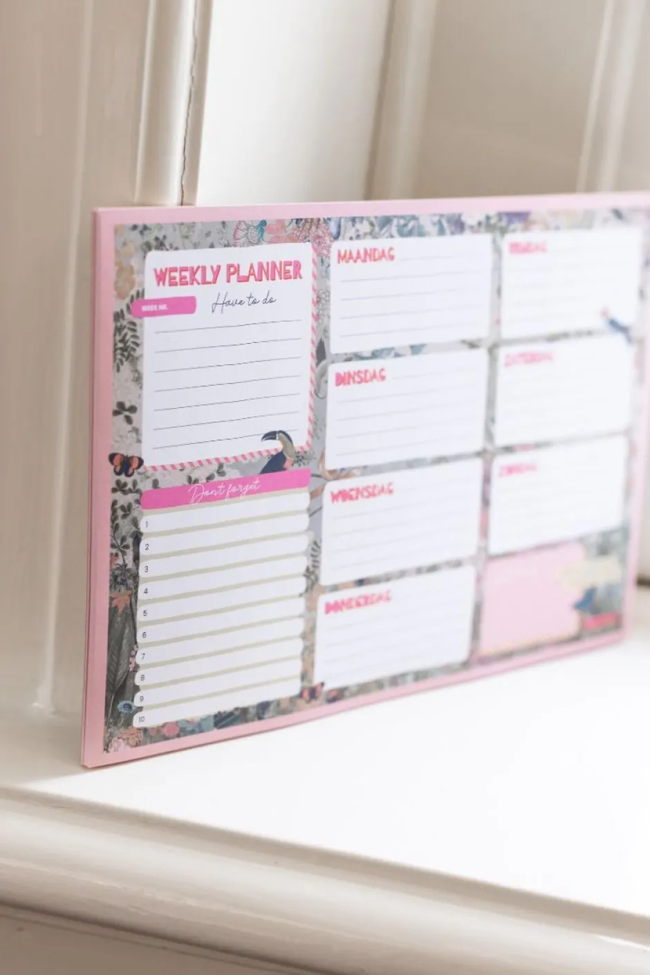 DAMES Studio Poespas Overige Accessoires | Snøpskes^Weekly planner | A4 |