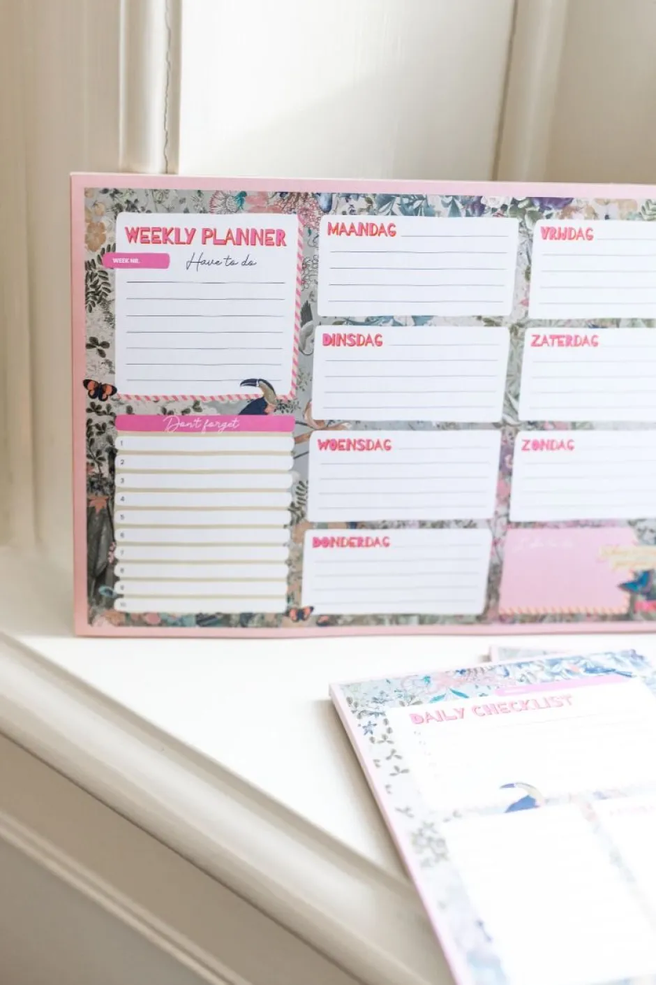 DAMES Studio Poespas Overige Accessoires | Snøpskes^Weekly planner | A4 |