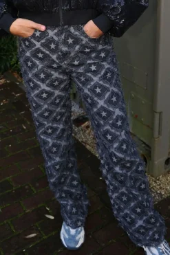 DAMES Refined Department Broeken^Wide leg star jeans Hannah | Antra | Refined Deparment