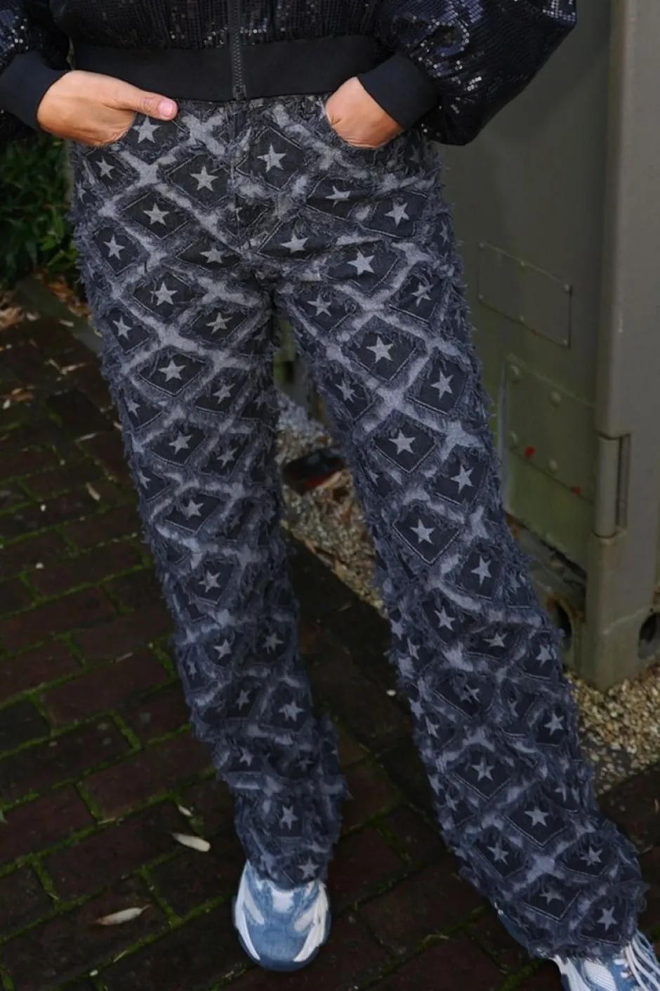 DAMES Refined Department Broeken^Wide leg star jeans Hannah | Antra | Refined Deparment