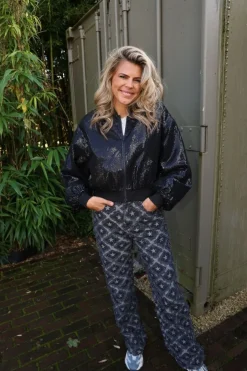 DAMES Refined Department Broeken^Wide leg star jeans Hannah | Antra | Refined Deparment