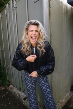 DAMES Refined Department Broeken^Wide leg star jeans Hannah | Antra | Refined Deparment