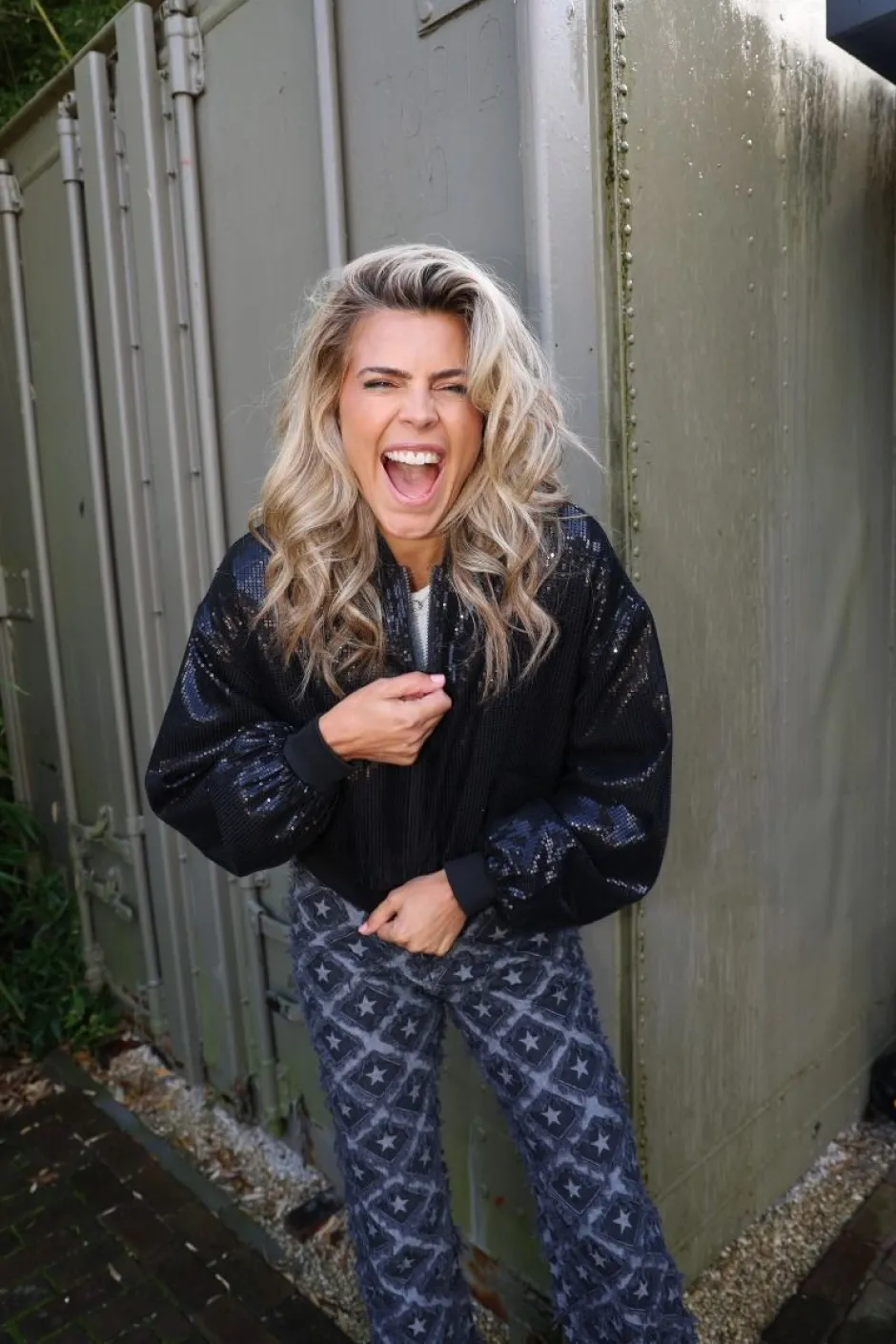 DAMES Refined Department Broeken^Wide leg star jeans Hannah | Antra | Refined Deparment