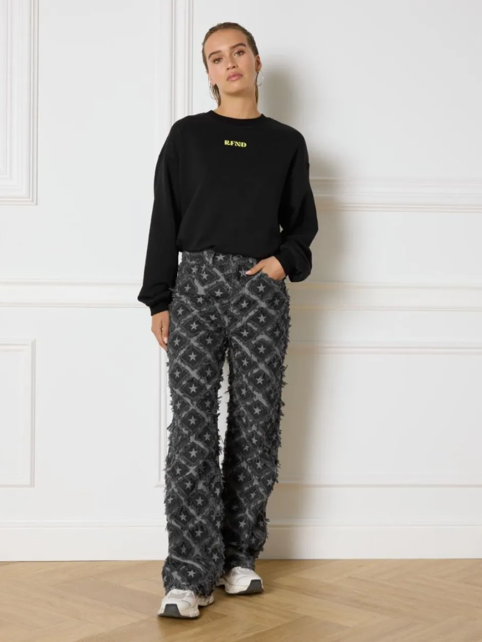DAMES Refined Department Broeken^Wide leg star jeans Hannah | Antra | Refined Deparment