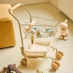 Konges Slojd Poppen & Accessoires^Winkelwagentje cherry |