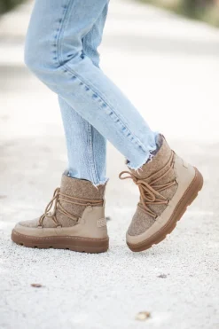 DAMES Unisa Laarzen & Boots^Winterboots Frosty | Taupe |