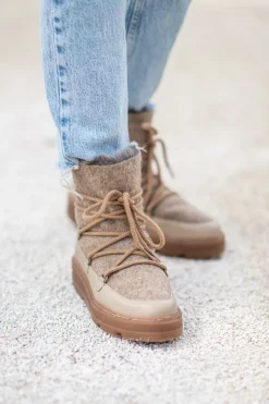 DAMES Unisa Laarzen & Boots^Winterboots Frosty | Taupe |