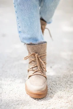 DAMES Unisa Laarzen & Boots^Winterboots Frosty | Taupe |